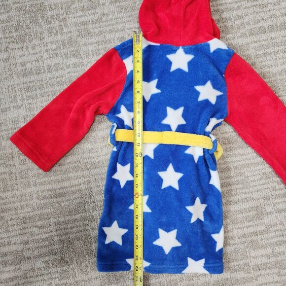DC Comics Wonder Woman girl's plush robe with hood size S - Picture 12 of 12